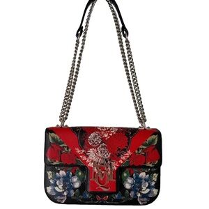 COMING SOON! Alexander McQueen Floral Chain Shoulder Bag MSRP $2180